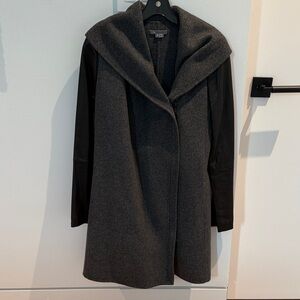 Vince Charcoal and Black Women's Cape